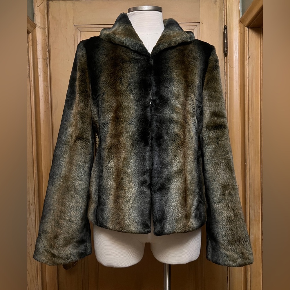 TRINA TURK faux fur coat 6
